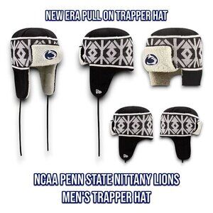 New Era Penn State Nittany Lions NCAA Men's Trapper Hat Cap Pull On OSFM _A2